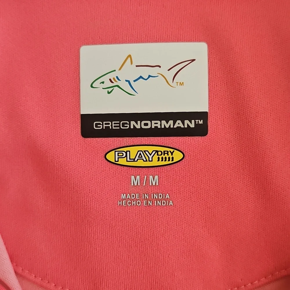 Greg Norman Play Dry Men's Polo Shirt Medium - Picture 7 of 9